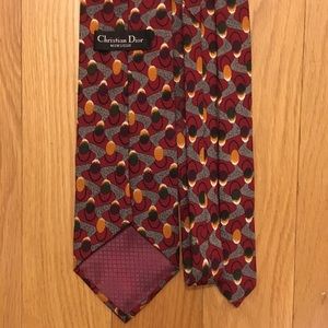 Christian Dior monsieur silk tie